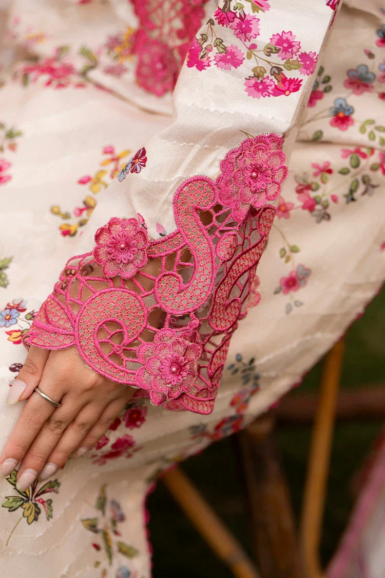 3-PC Stitched Embroidered Suit