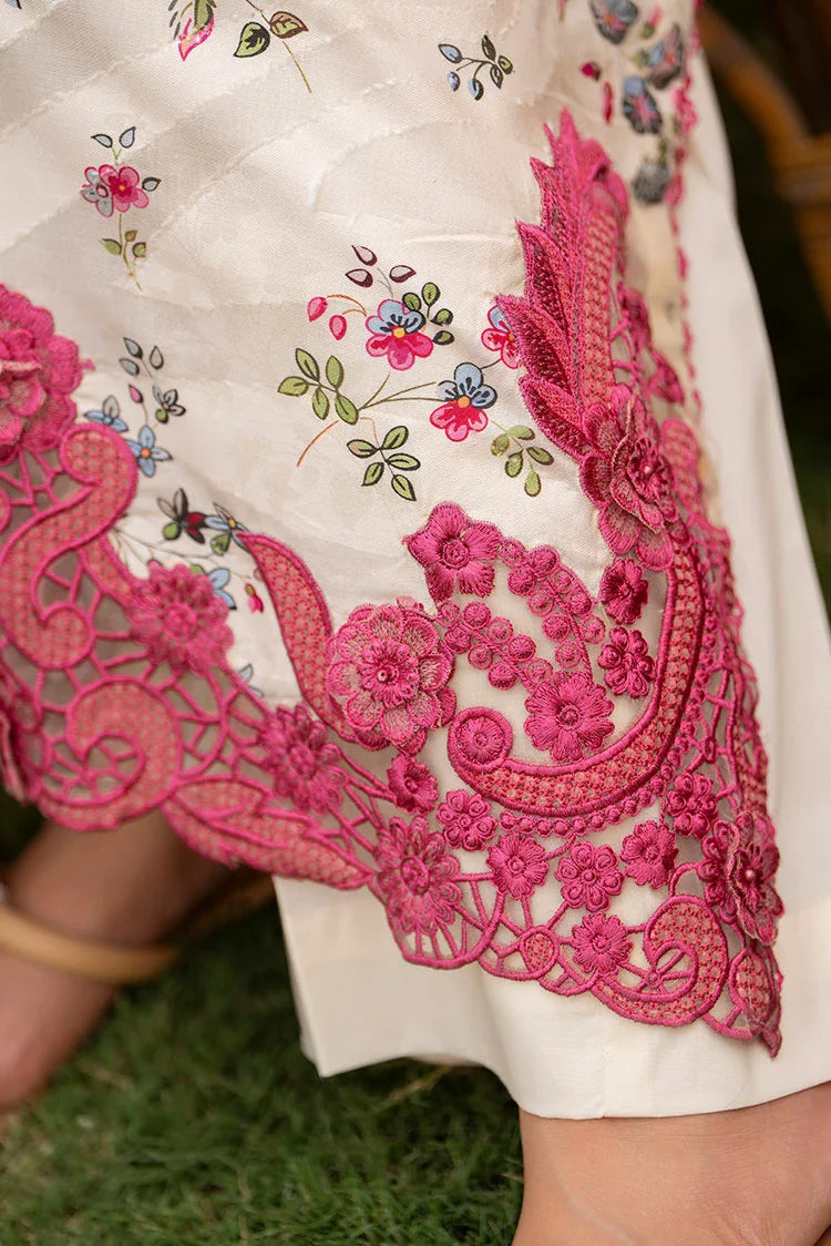 3-PC Stitched Embroidered Suit