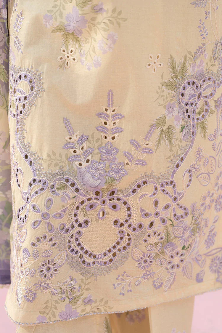 3-PC Stitched Embroidered Suit