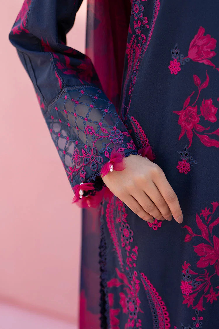 3-PC Stitched Embroidered Suit