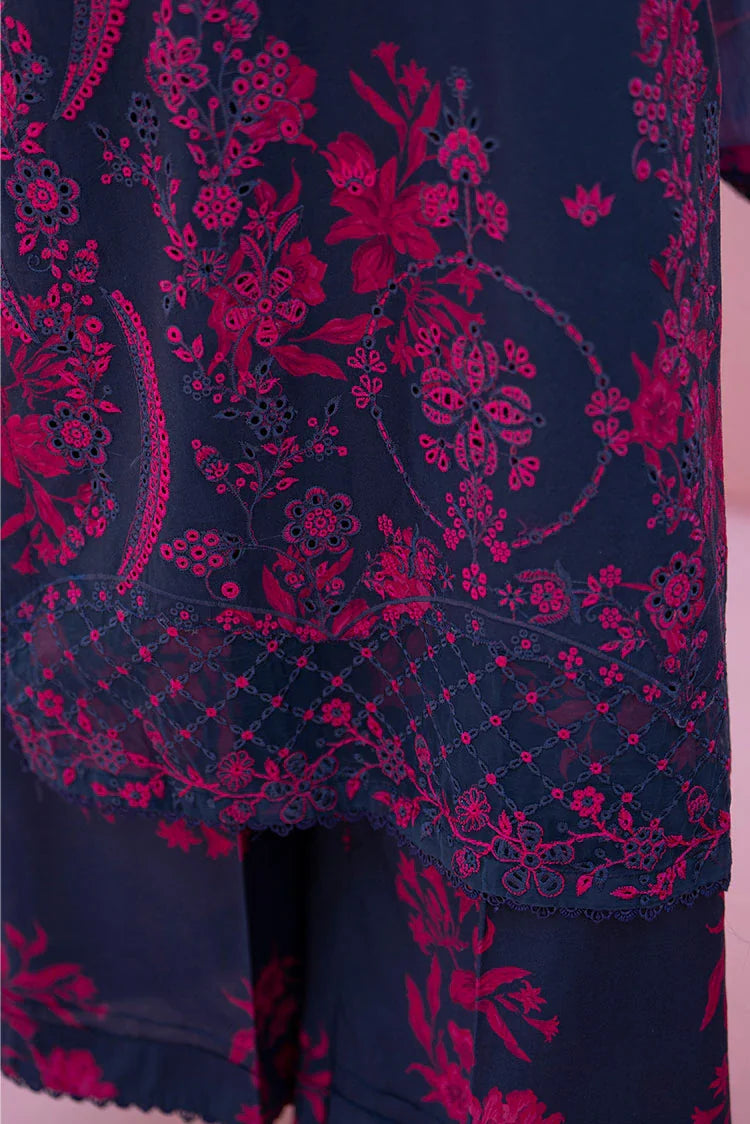 3-PC Stitched Embroidered Suit