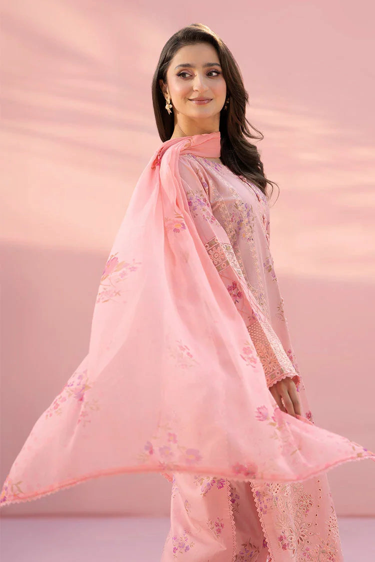 3-PC Stitched Embroidered Suit