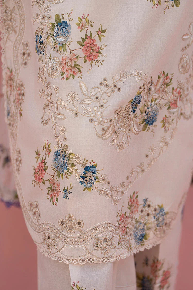 3-PC Stitched Embroidered Suit