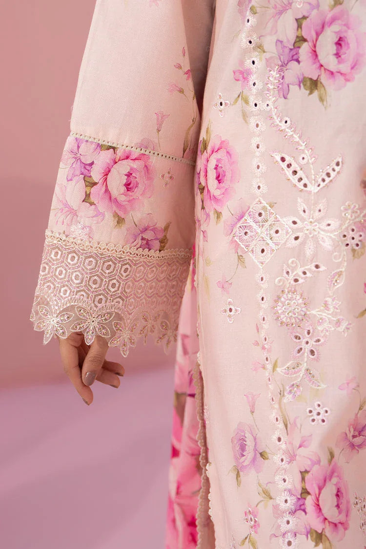 3-PC Stitched Embroidered Suit