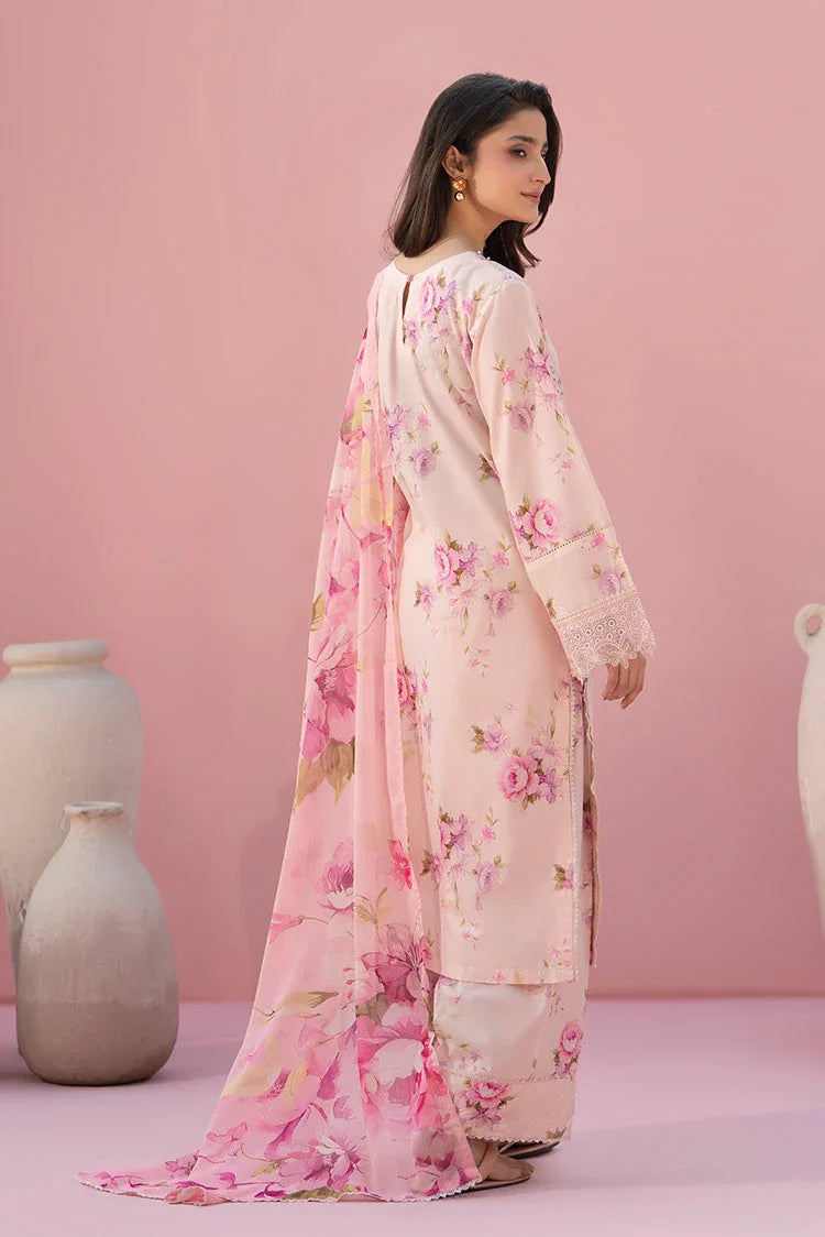 3-PC Stitched Embroidered Suit