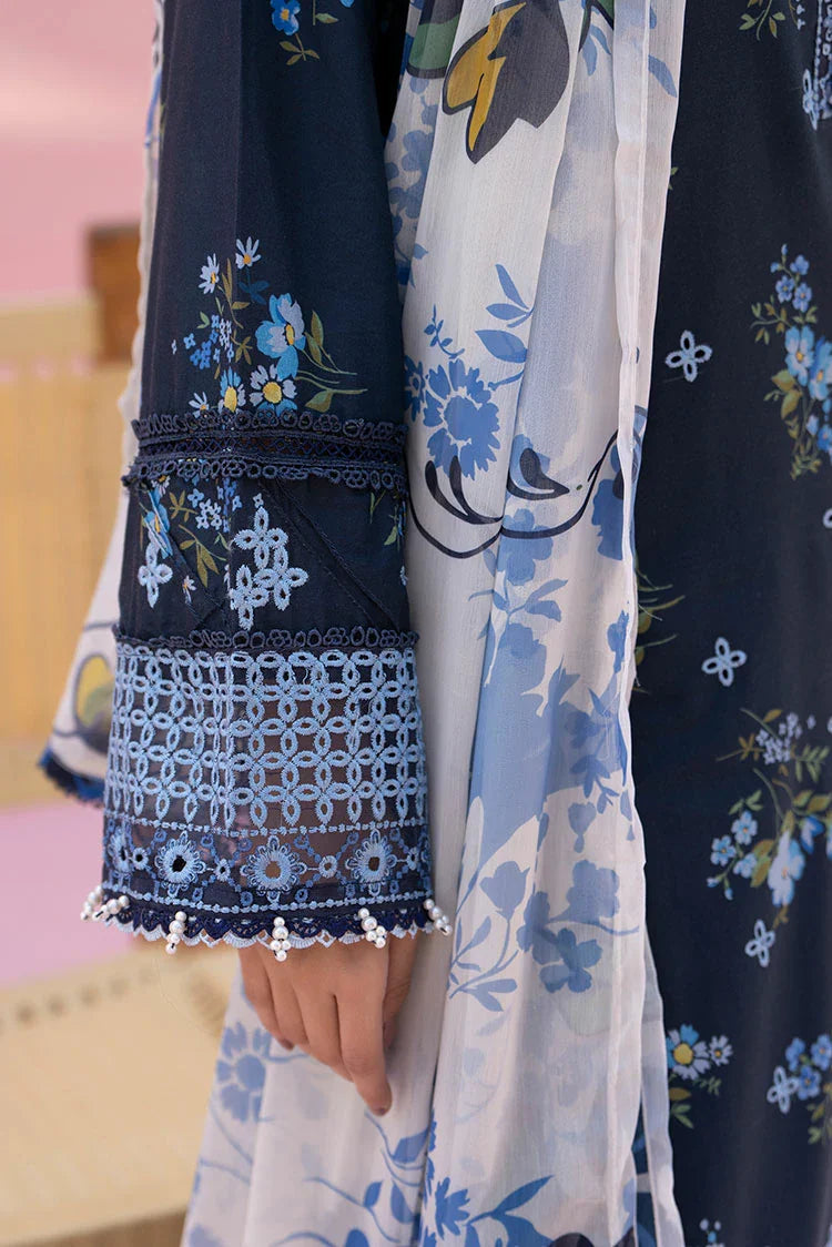 3-PC Stitched Embroidered Suit