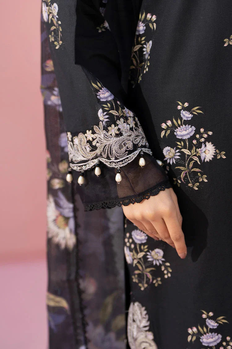 3-PC Stitched Embroidered Suit