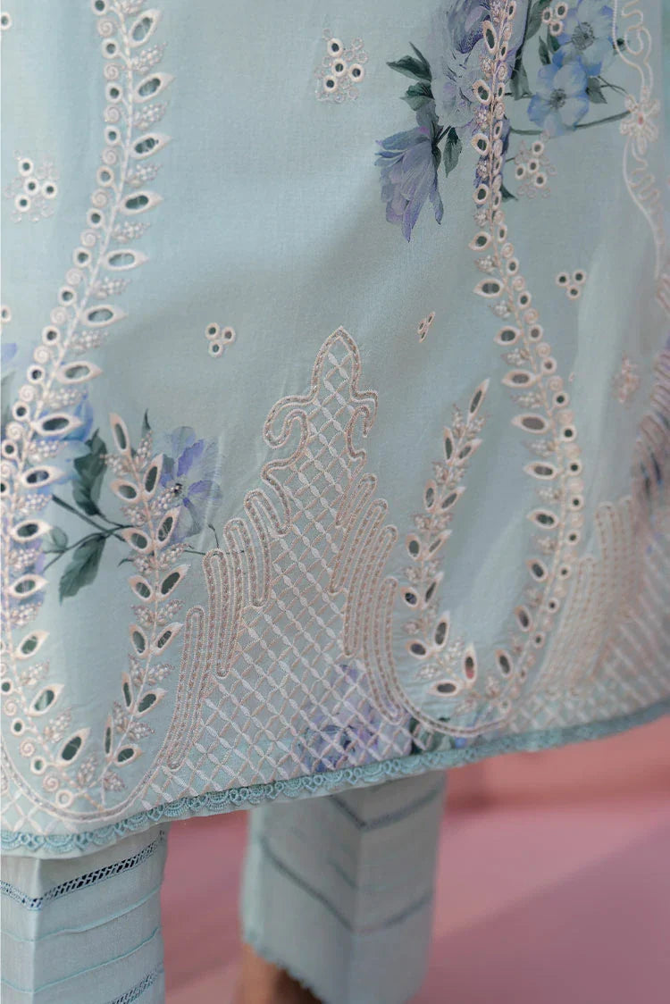 3-PC Stitched Embroidered Suit