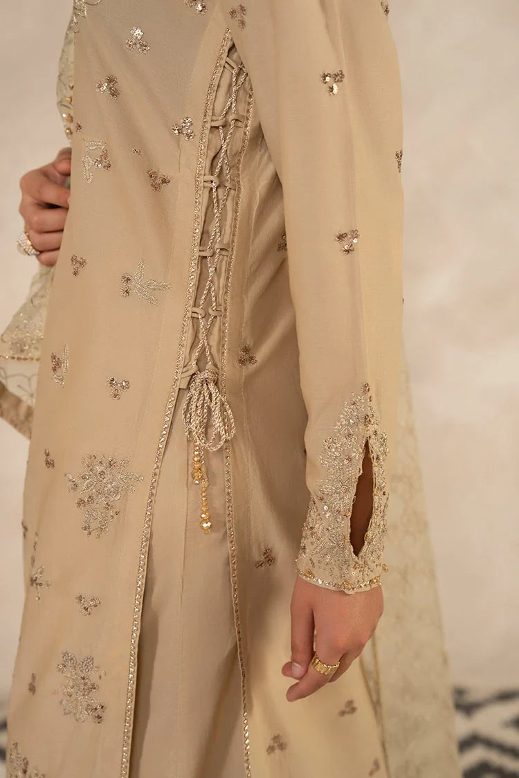 3-PC Stitched Embroidered Suit