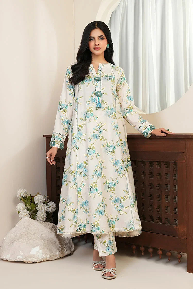 2-PC Stitched Printed Suit