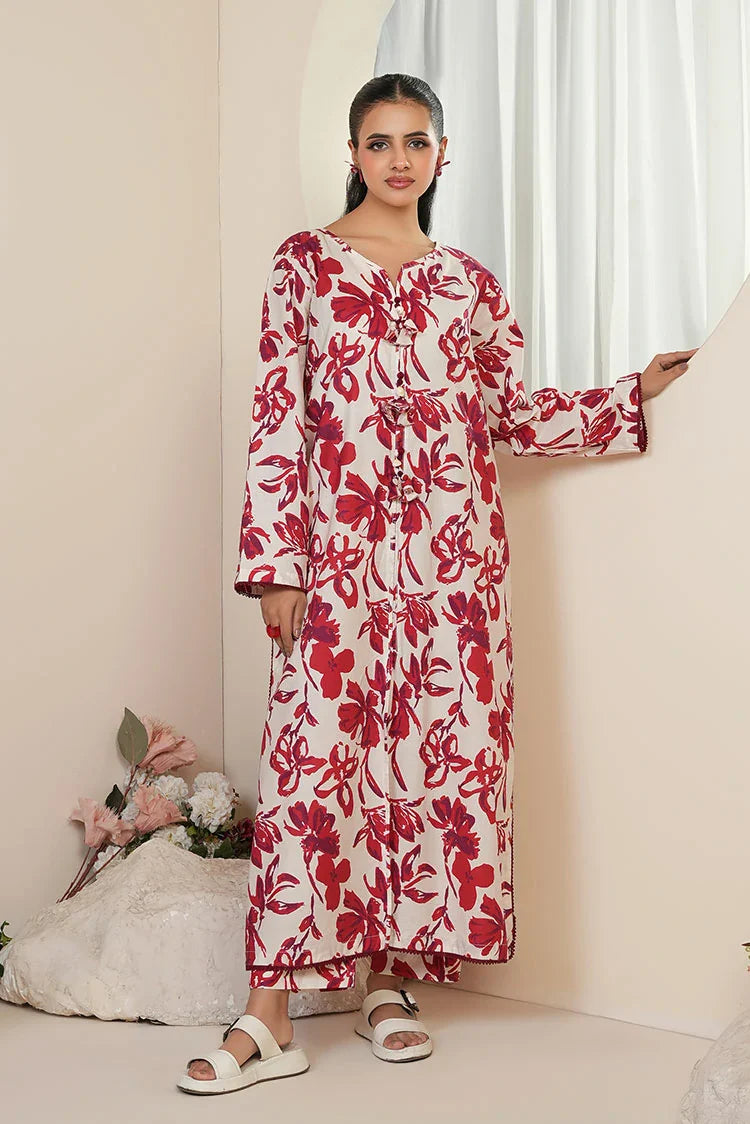 2-PC Stitched Printed Suit