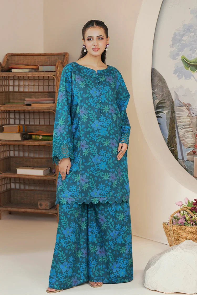 2-PC Stitched Printed Suit