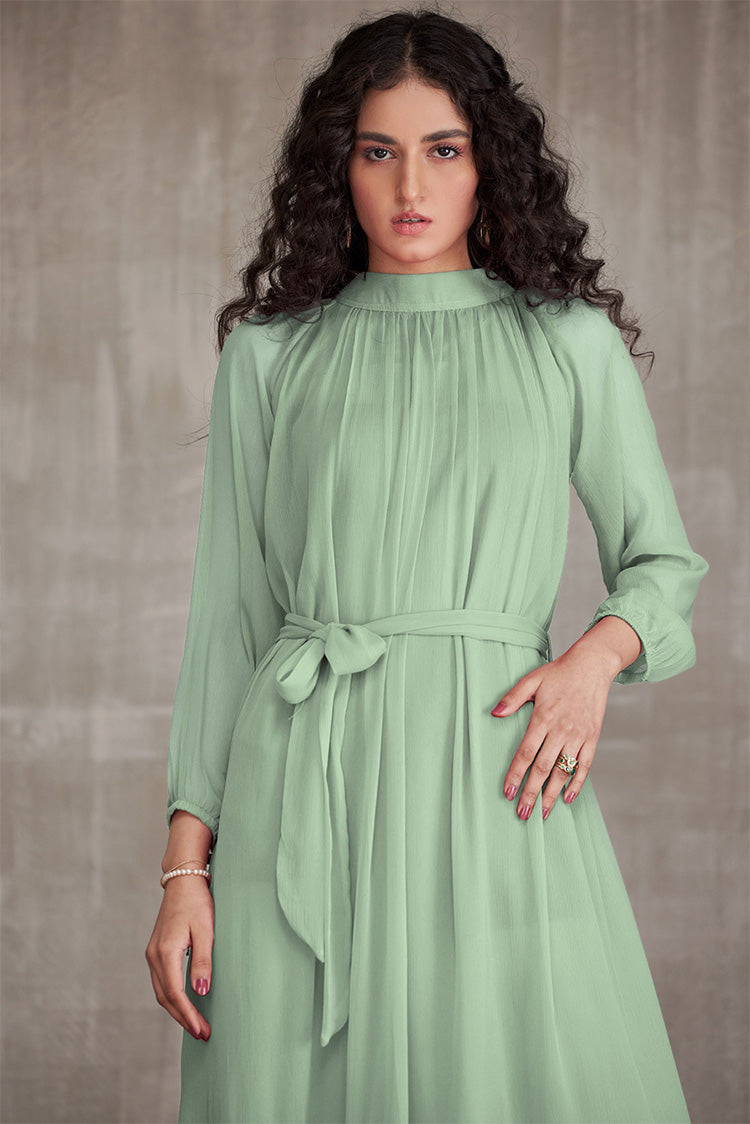 Western Georgette Dress