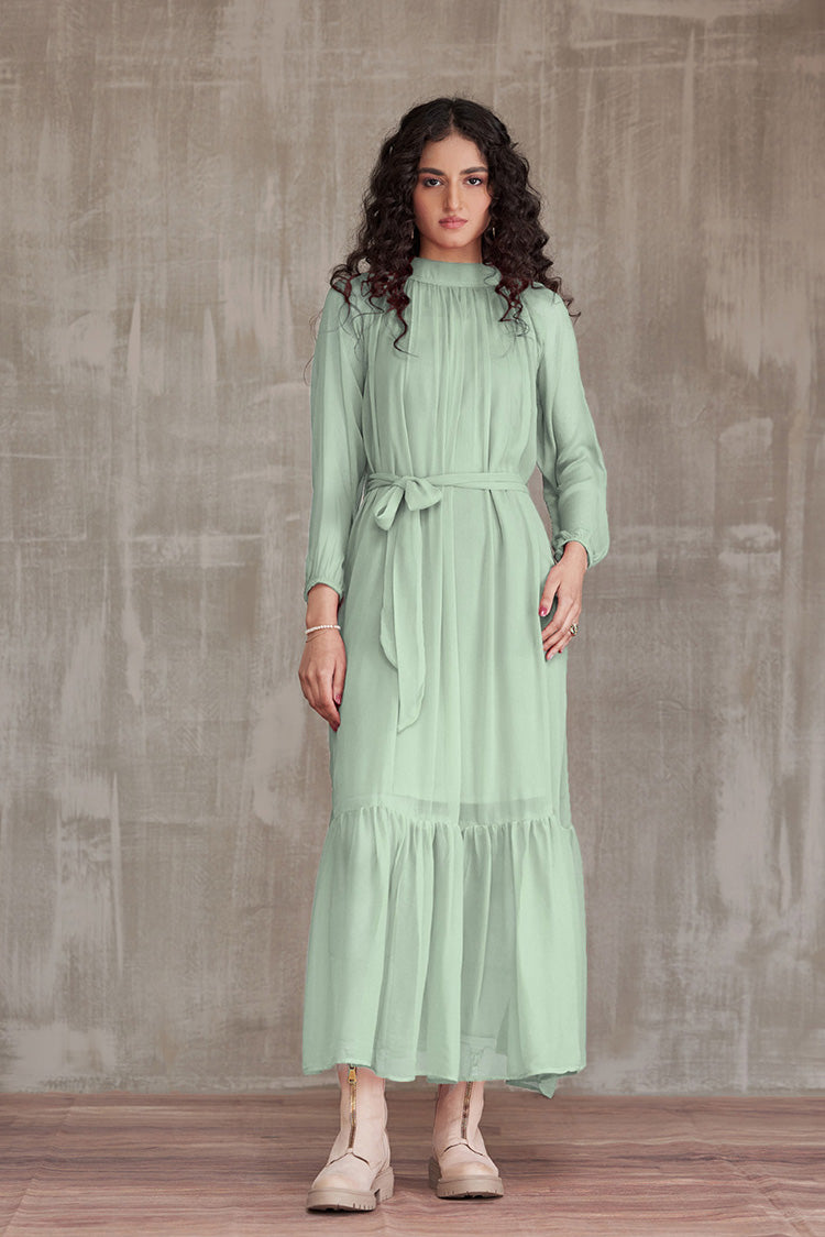 Western Georgette Dress