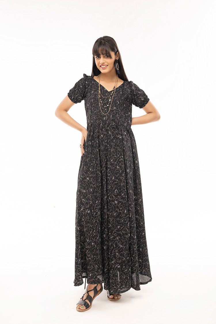 Western Georgette Dress