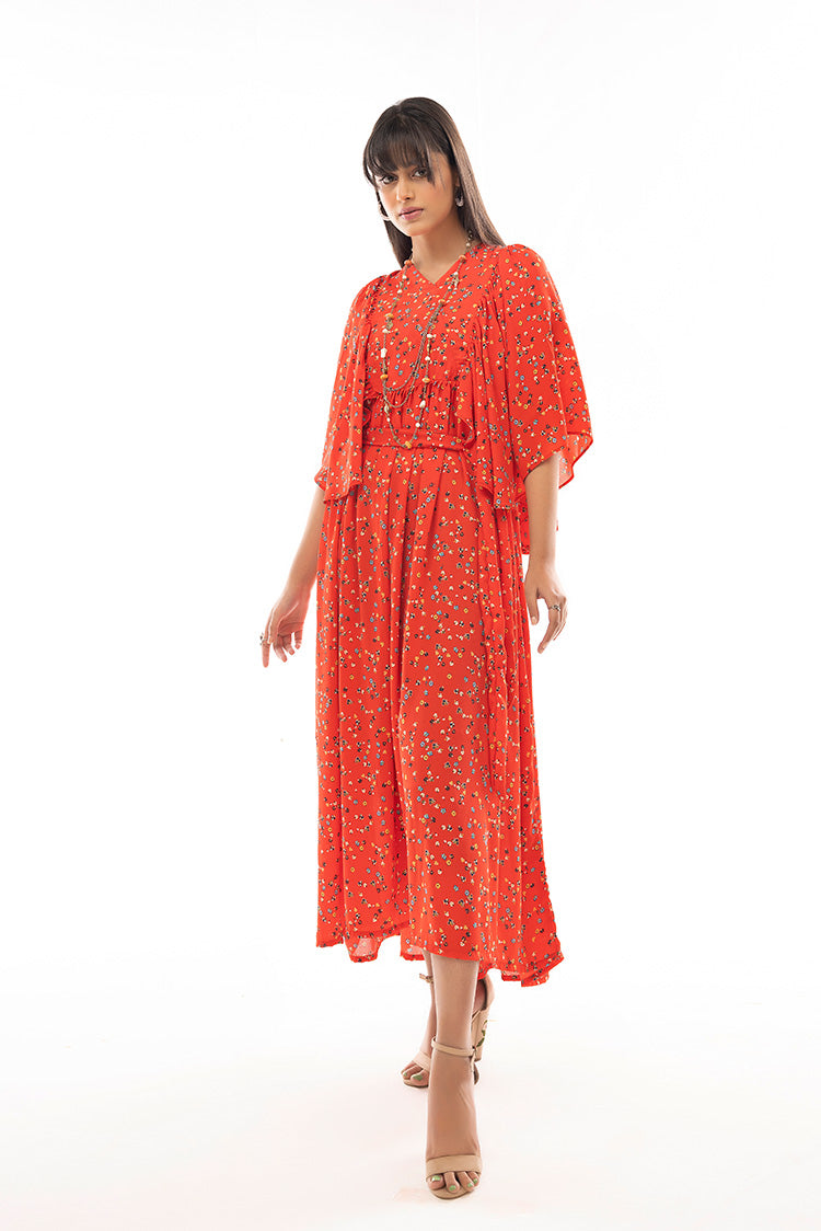 Western Georgette Dress