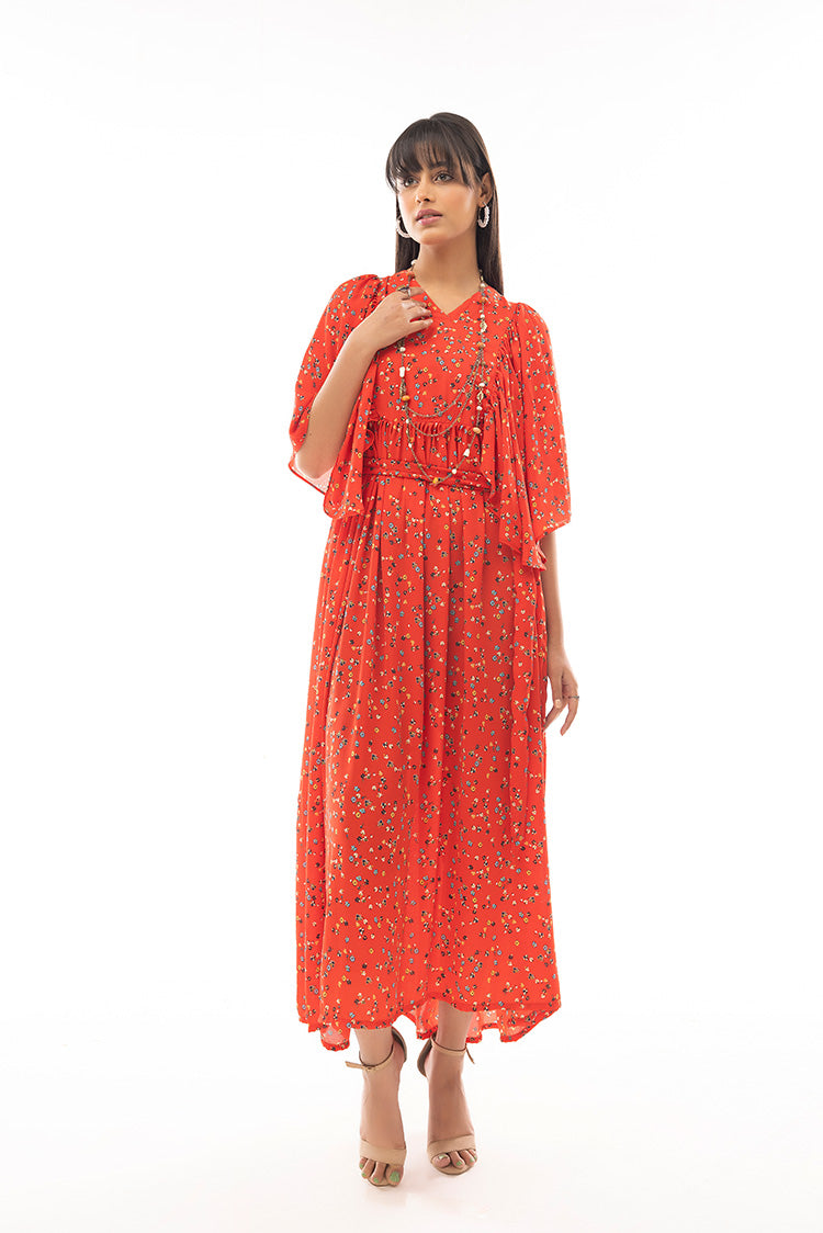 Western Georgette Dress