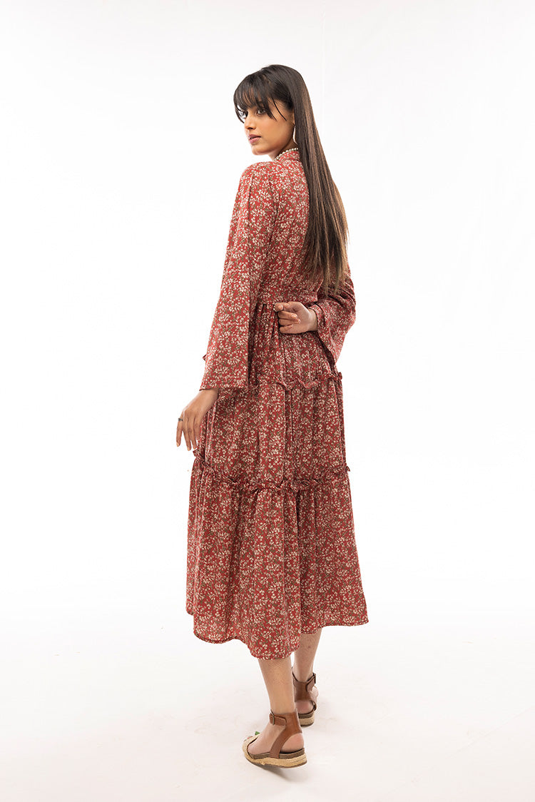 Western Georgette Dress