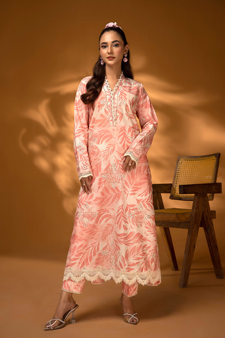 2-PC Unstitched Embroidered Chikankari Lawn Suit