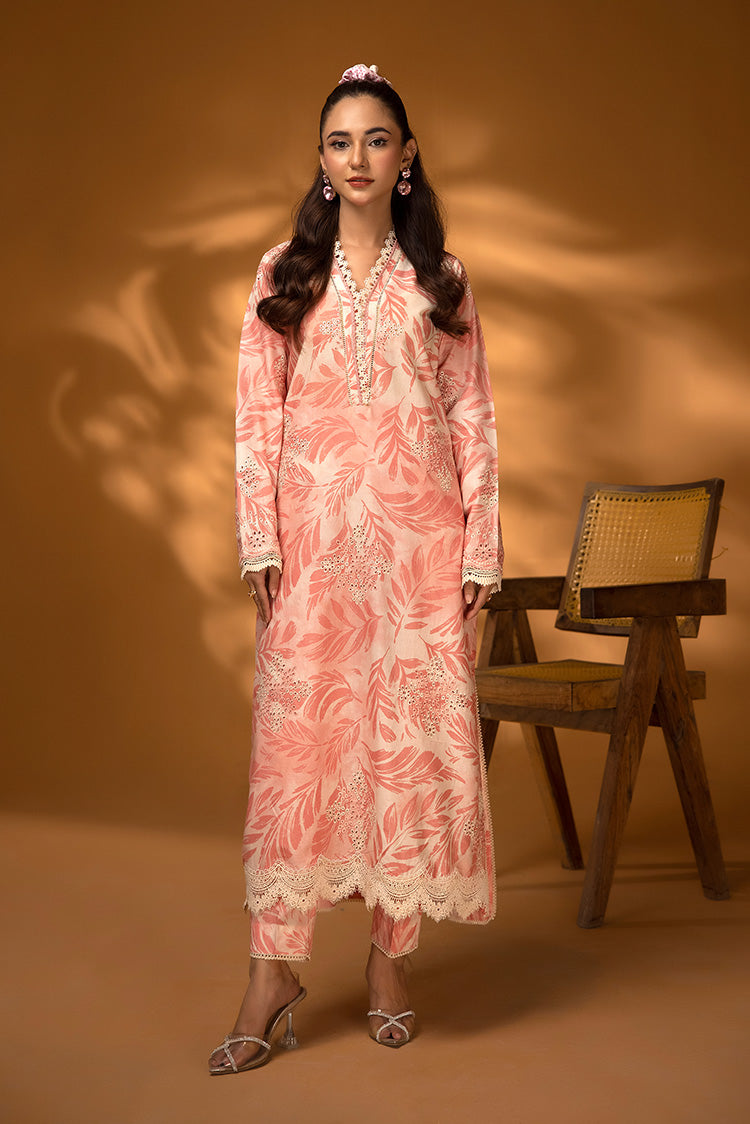 2-PC Unstitched Embroidered Chikankari Lawn Suit