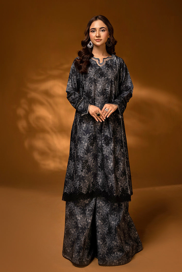 2-PC Unstitched Embroidered Chikankari Lawn Suit