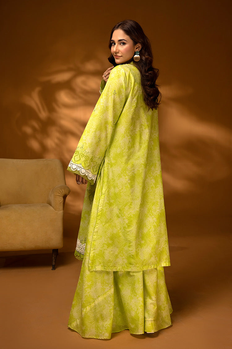 2-PC Unstitched Embroidered Chikankari Lawn Suit