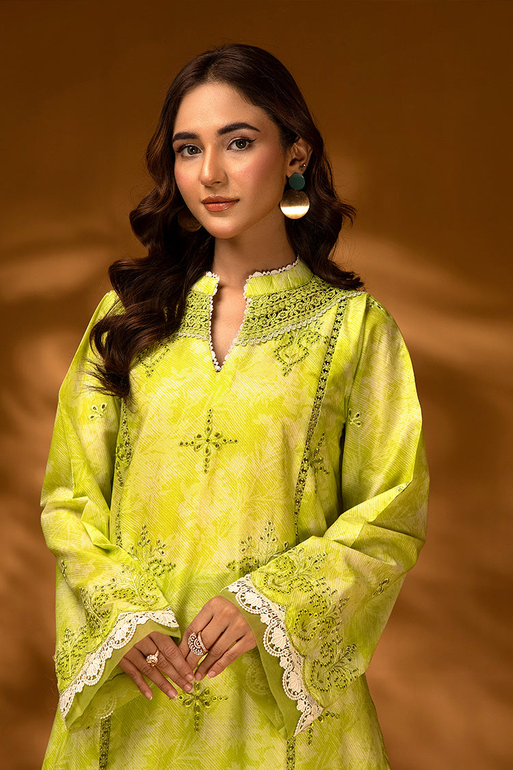 2-PC Unstitched Embroidered Chikankari Lawn Suit