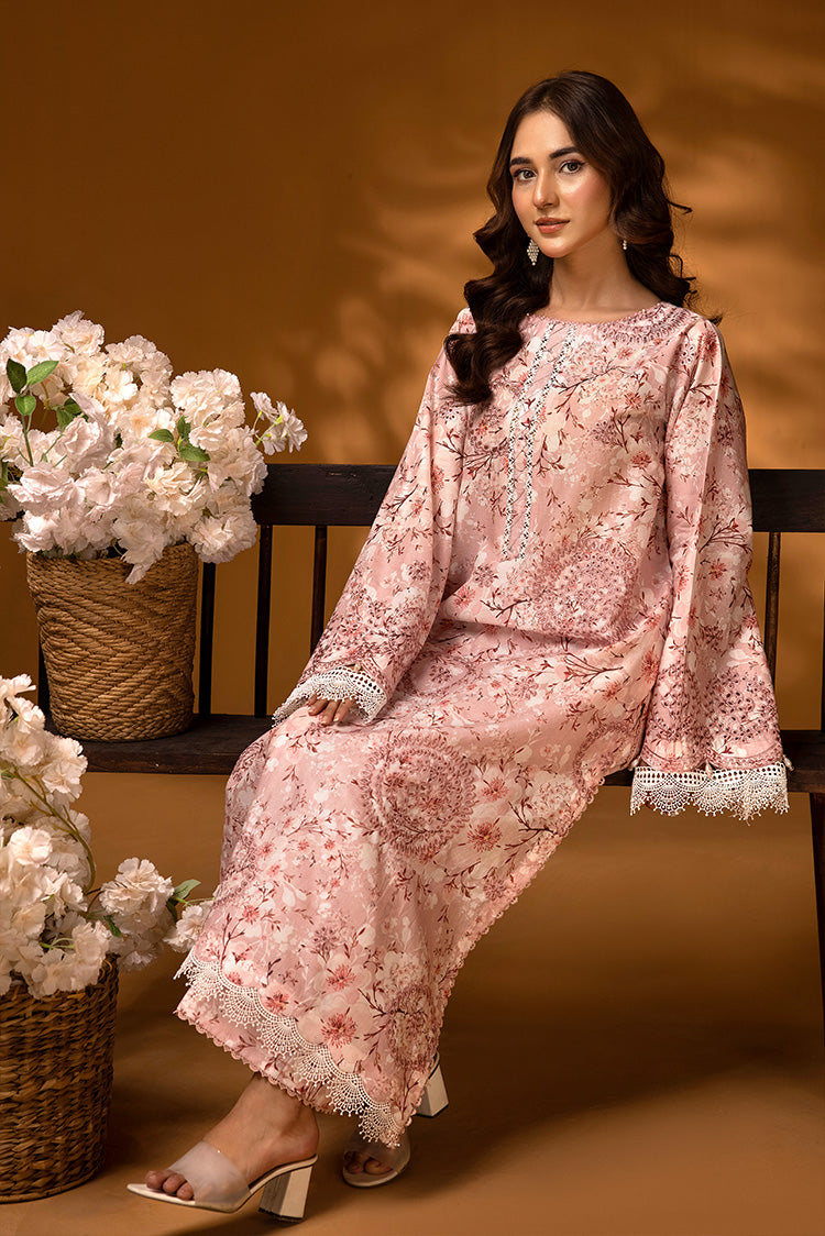 2-PC Unstitched Embroidered Chikankari Lawn Suit