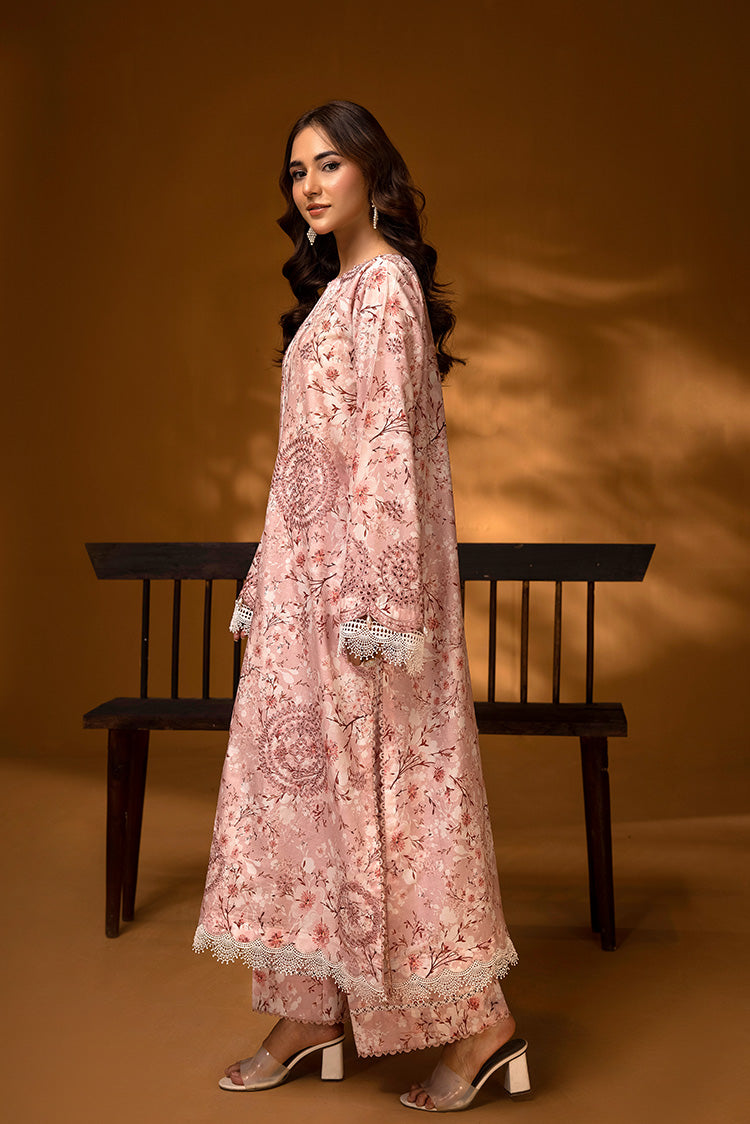 2-PC Unstitched Embroidered Chikankari Lawn Suit