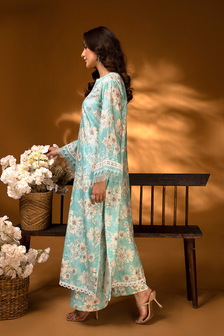 2-PC Unstitched Embroidered Chikankari Lawn Suit