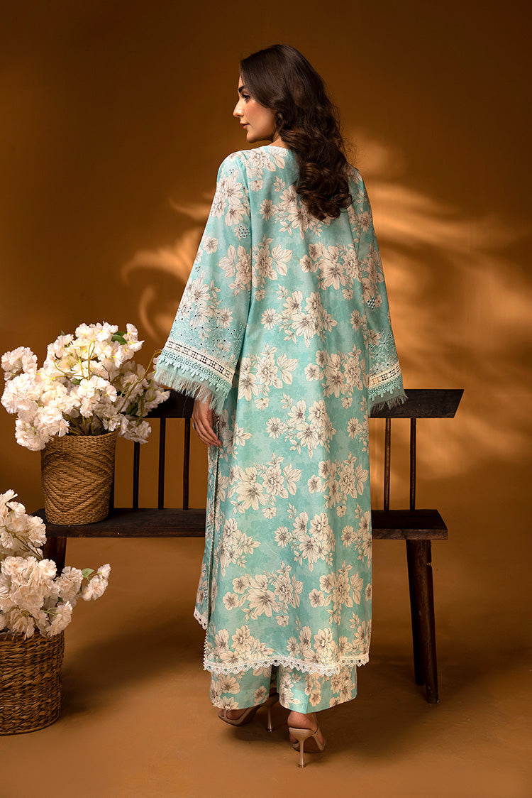 2-PC Unstitched Embroidered Chikankari Lawn Suit