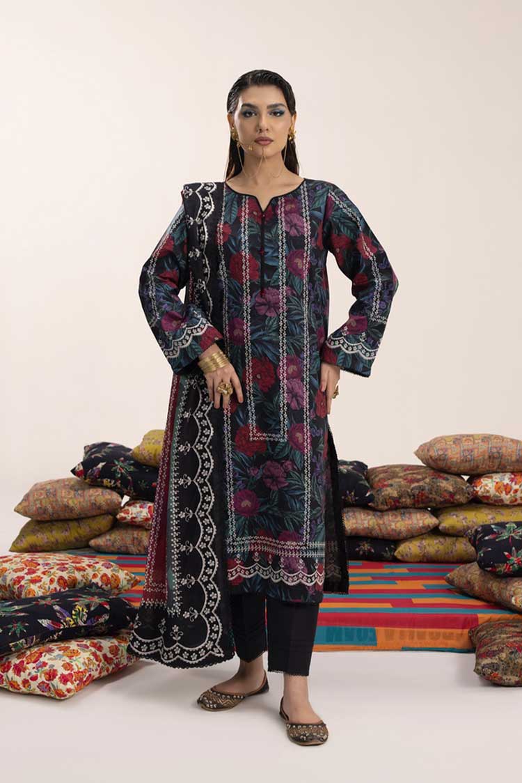 3-PC Unstitched Digital Printed Lawn Suit