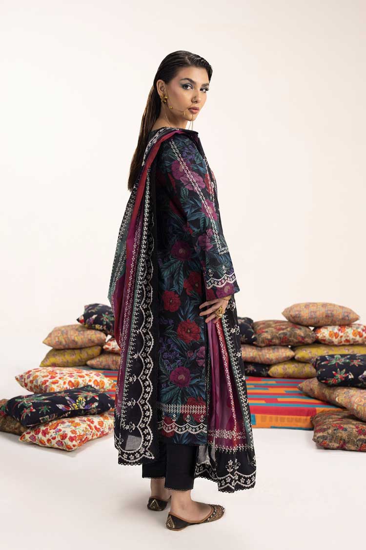 3-PC Unstitched Digital Printed Lawn Suit