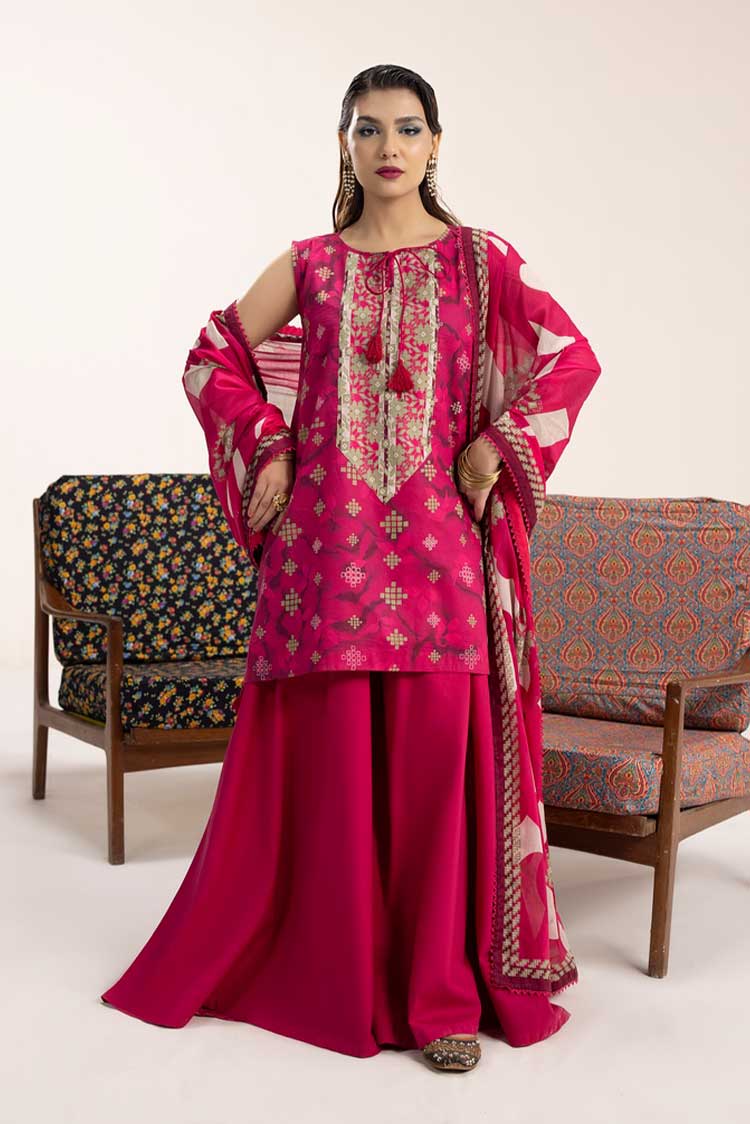 3-PC Unstitched Digital Printed Lawn Suit