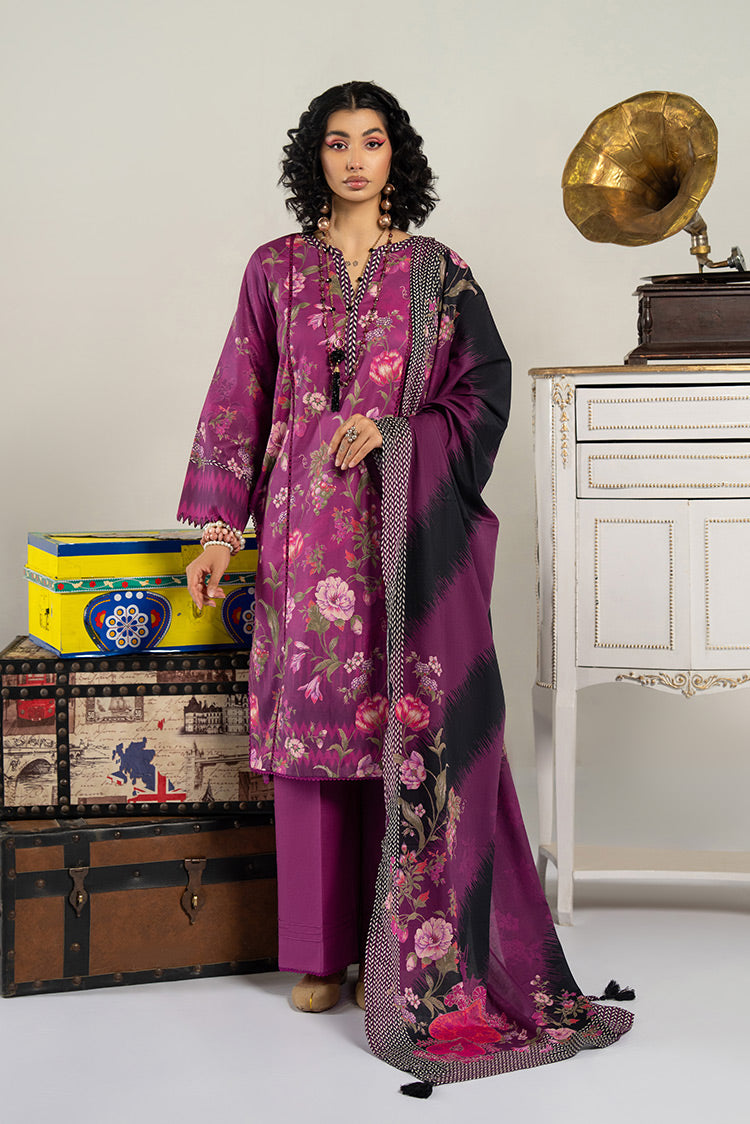 3-PC Unstitched Digital Printed Lawn Suit