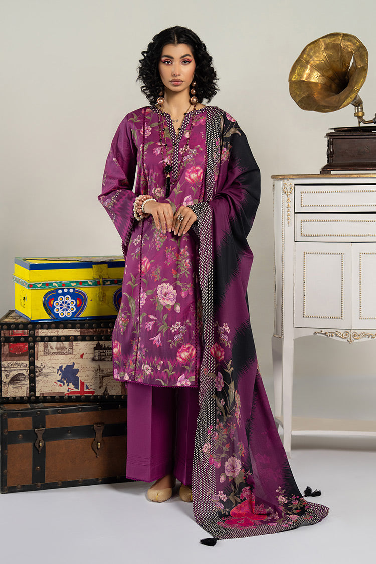 3-PC Unstitched Digital Printed Lawn Suit