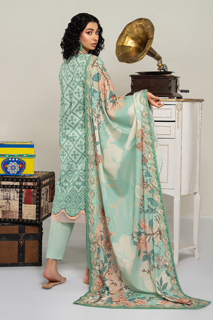 3-PC Unstitched Digital Printed Lawn Suit