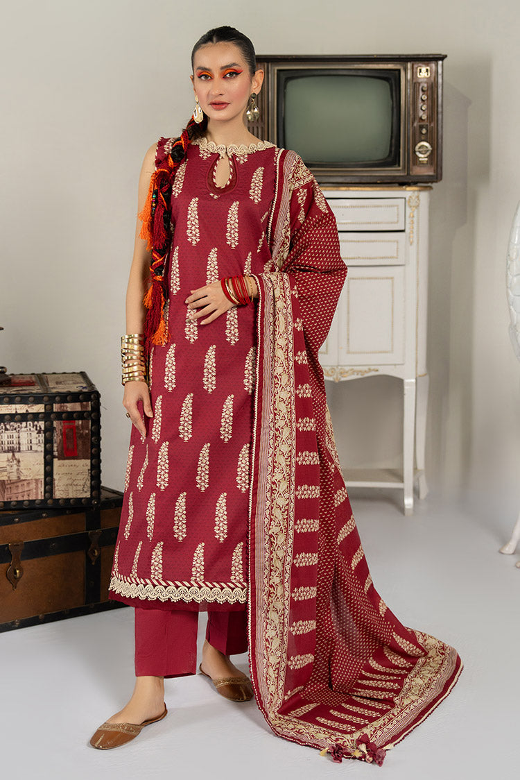 3-PC Unstitched Digital Printed Lawn Suit