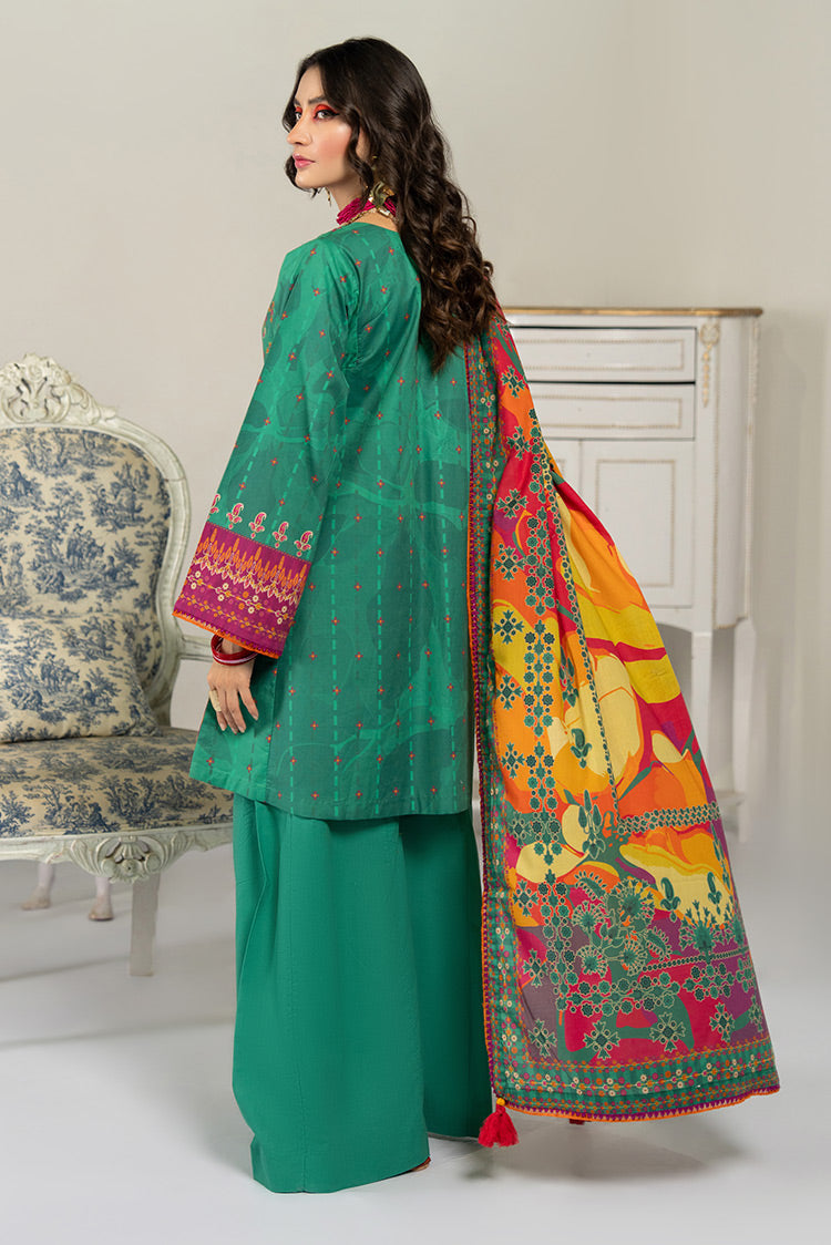 3-PC Unstitched Digital Printed Lawn Suit