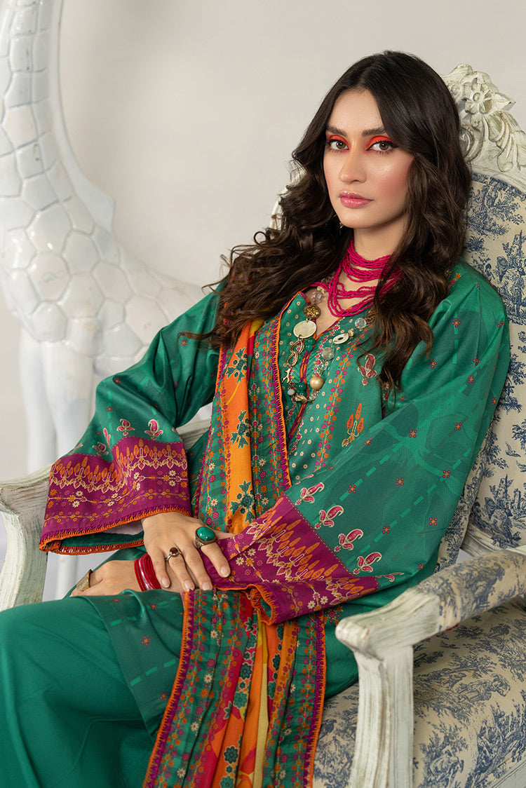 3-PC Unstitched Digital Printed Lawn Suit