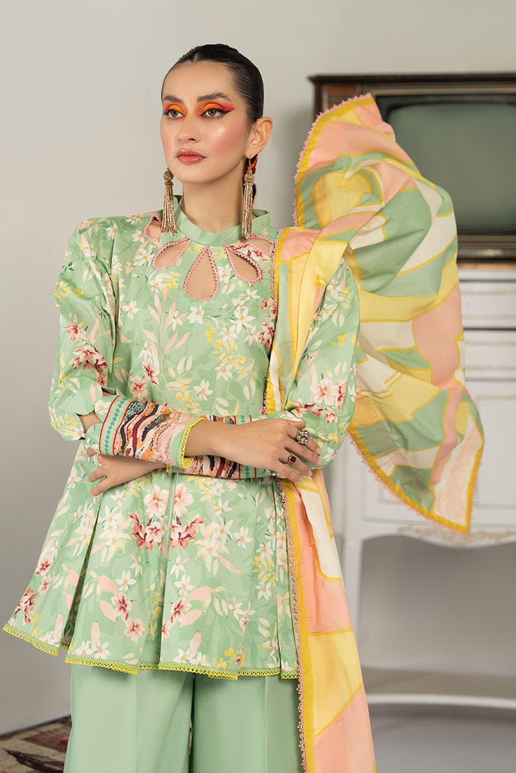 3-PC Unstitched Digital Printed Lawn Suit