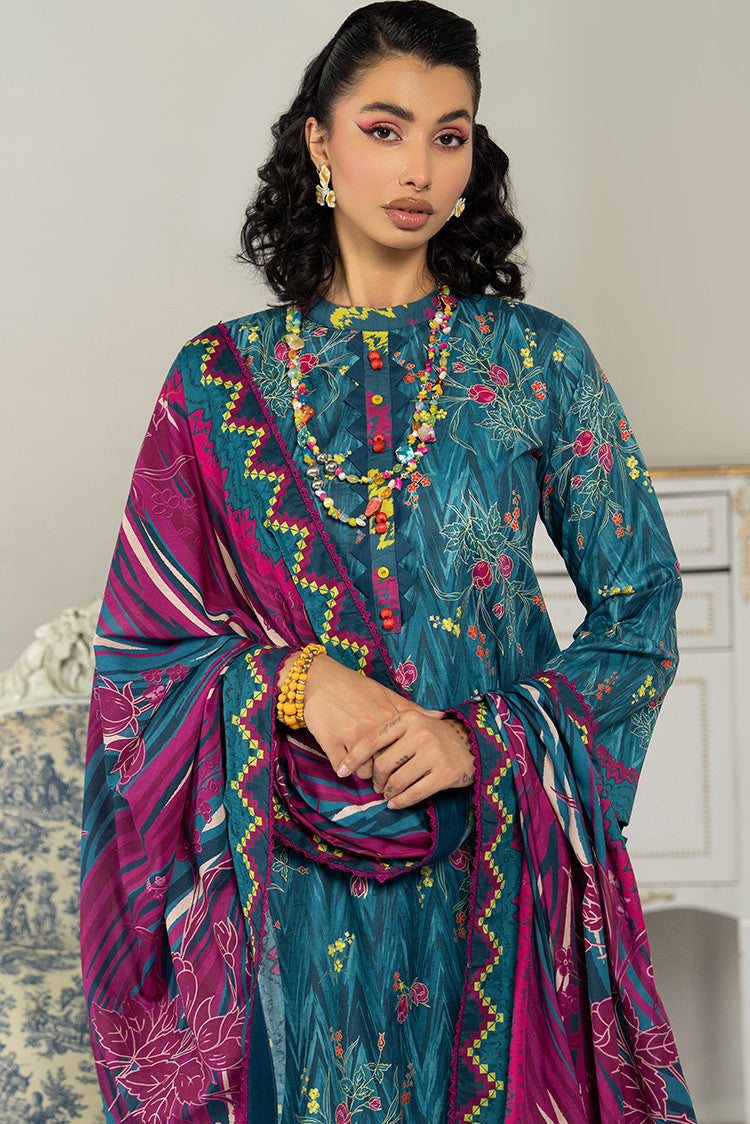 3-PC Unstitched Digital Printed Lawn Suit