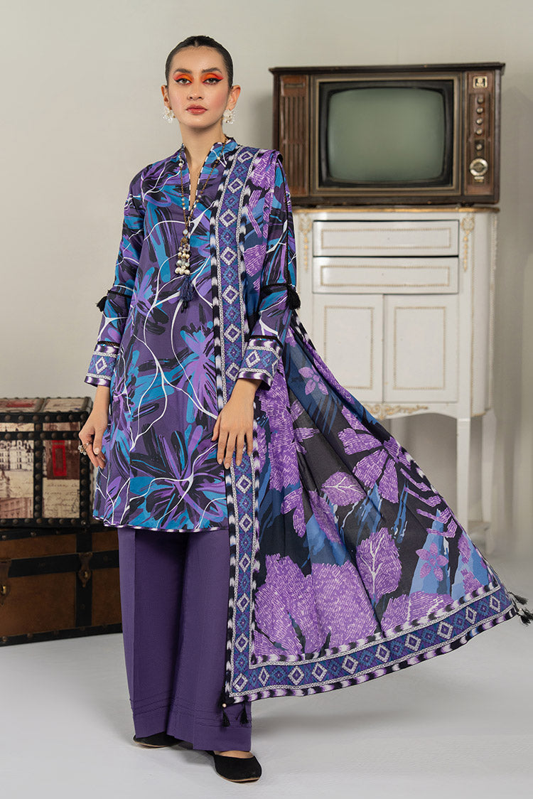 3-PC Unstitched Digital Printed Lawn Suit