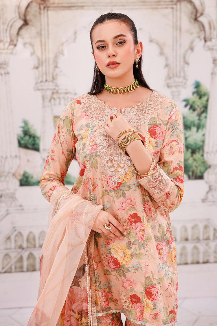 3-PC Unstitched Digital Printed Lawn Suit