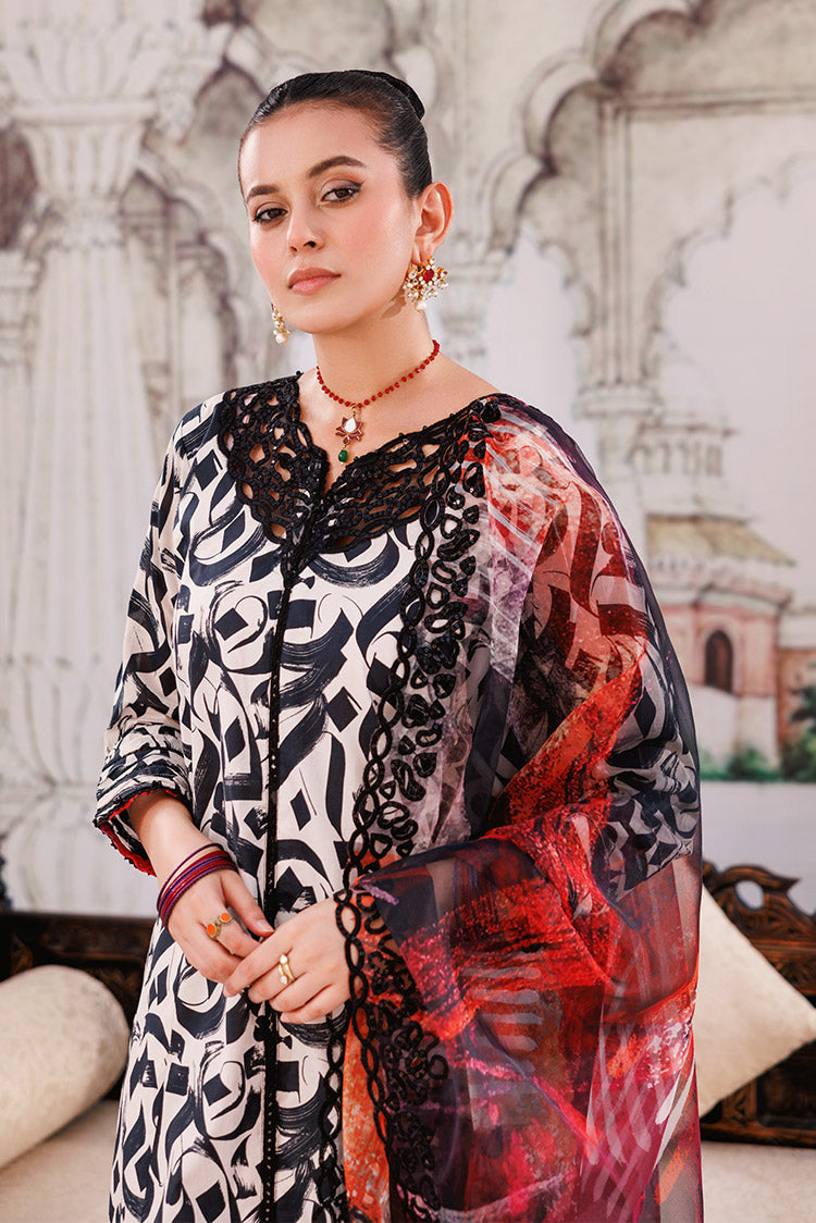 3-PC Unstitched Digital Printed Lawn Suit