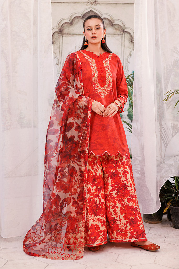 3-PC Unstitched Digital Printed Lawn Suit