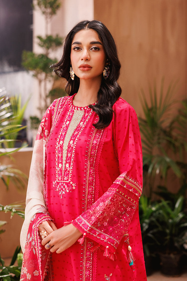 3-PC Unstitched Embroidered Chikankari Lawn Suit