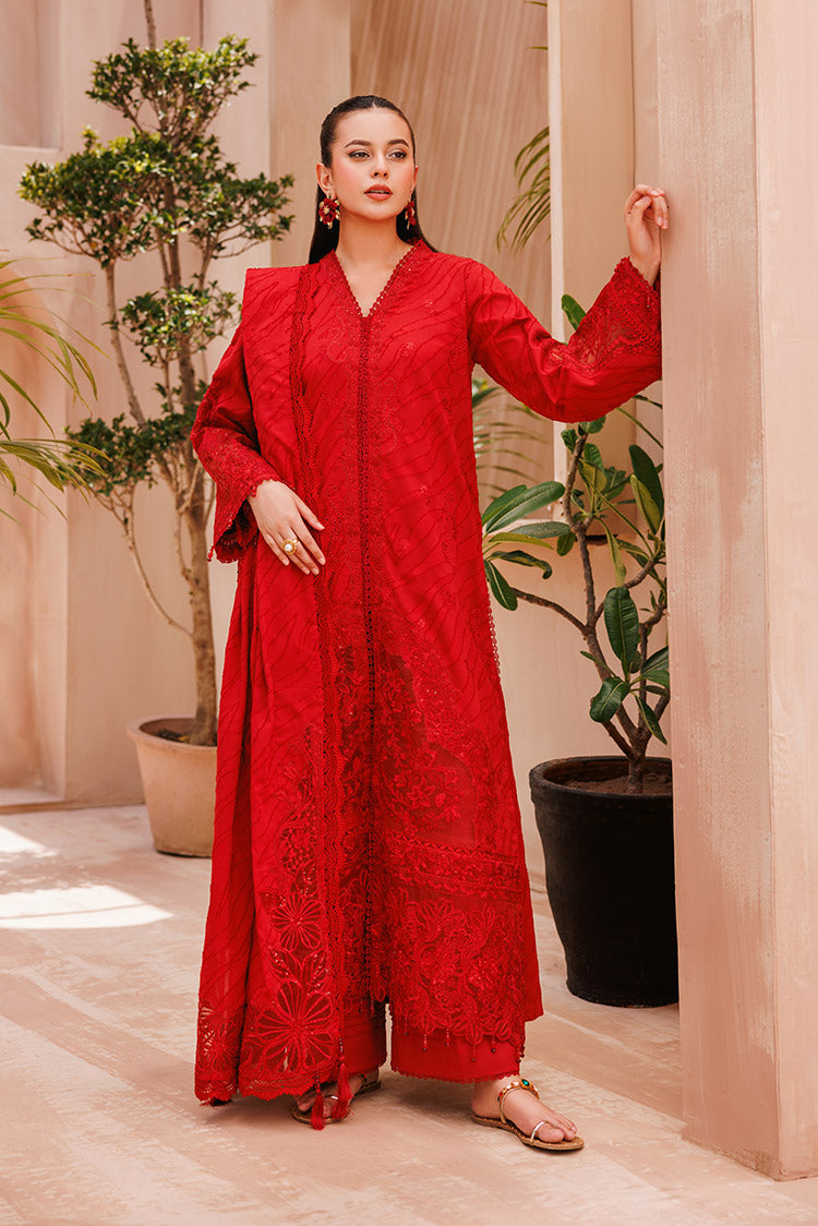 3-PC Unstitched Embroidered Chikankari Lawn Suit