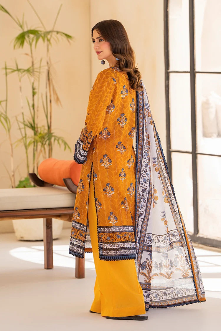 Shop 3-PC Unstitched Printed Lawn Suit Online Now