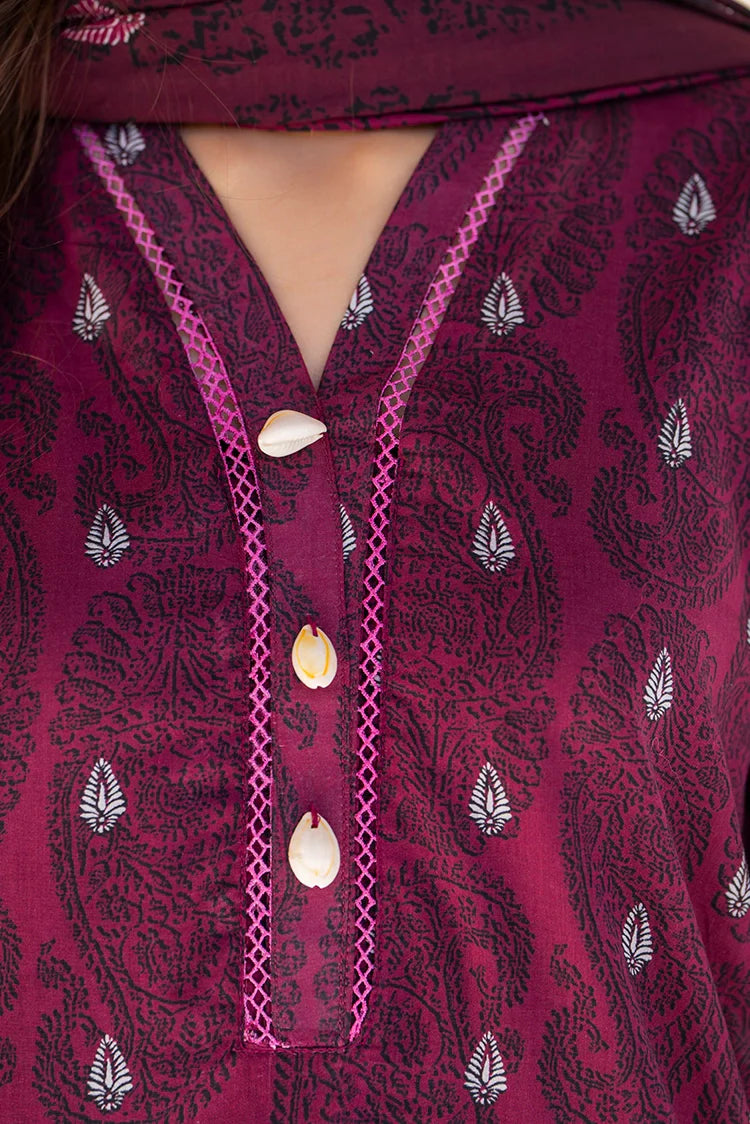 Shop 3-PC Unstitched Printed Lawn Suit Online Now